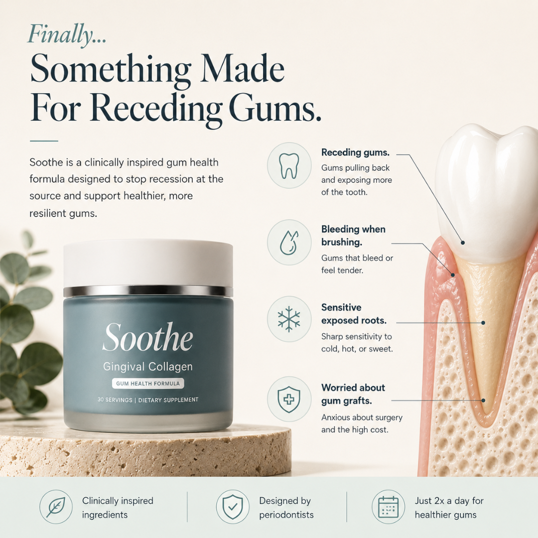 Soothe Gingival Maritime Collagen - Receding Gums & Tissue Regeneration
