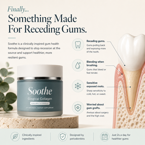 Soothe Gingival Maritime Collagen - Receding Gums & Tissue Regeneration