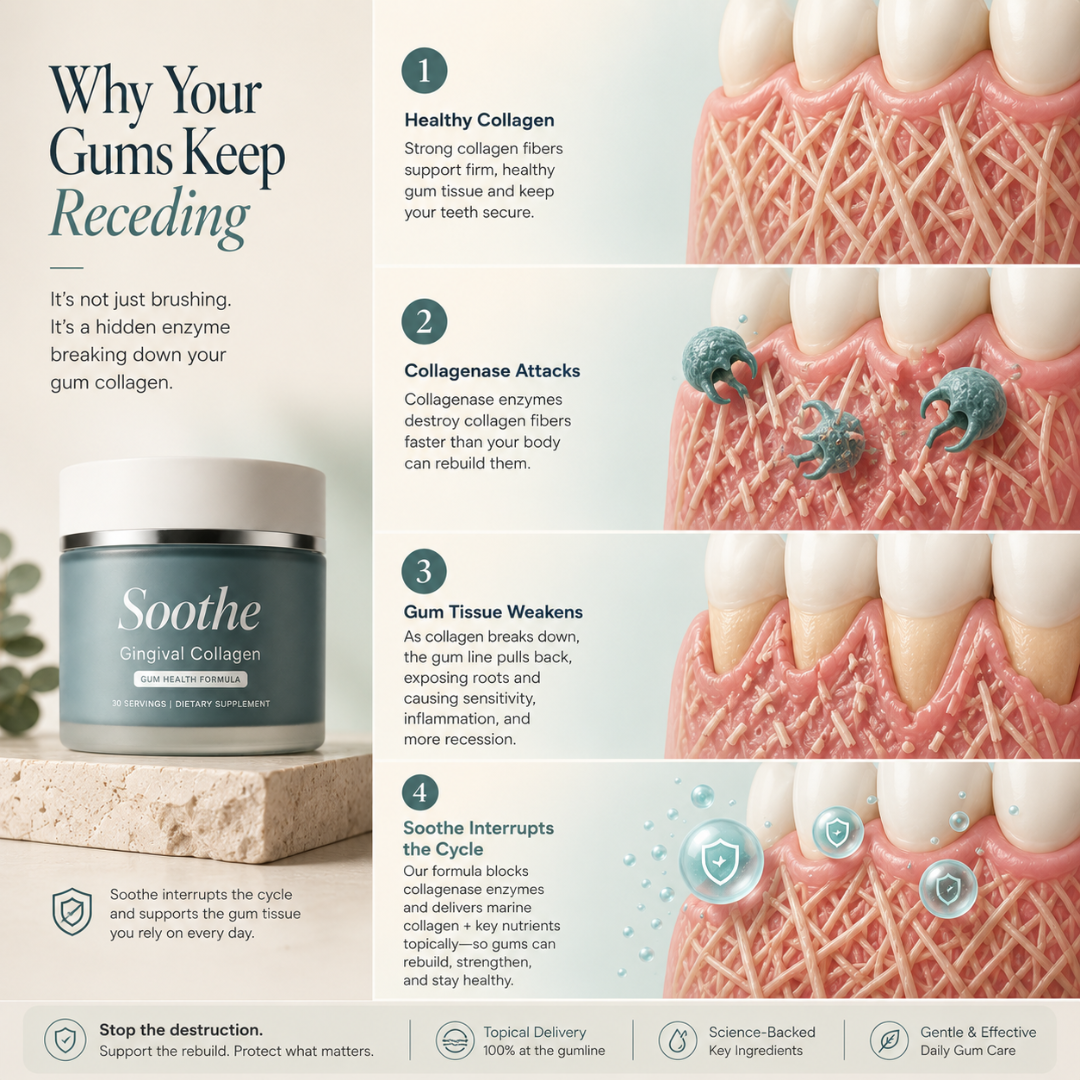 Soothe Gingival Maritime Collagen - Receding Gums & Tissue Regeneration