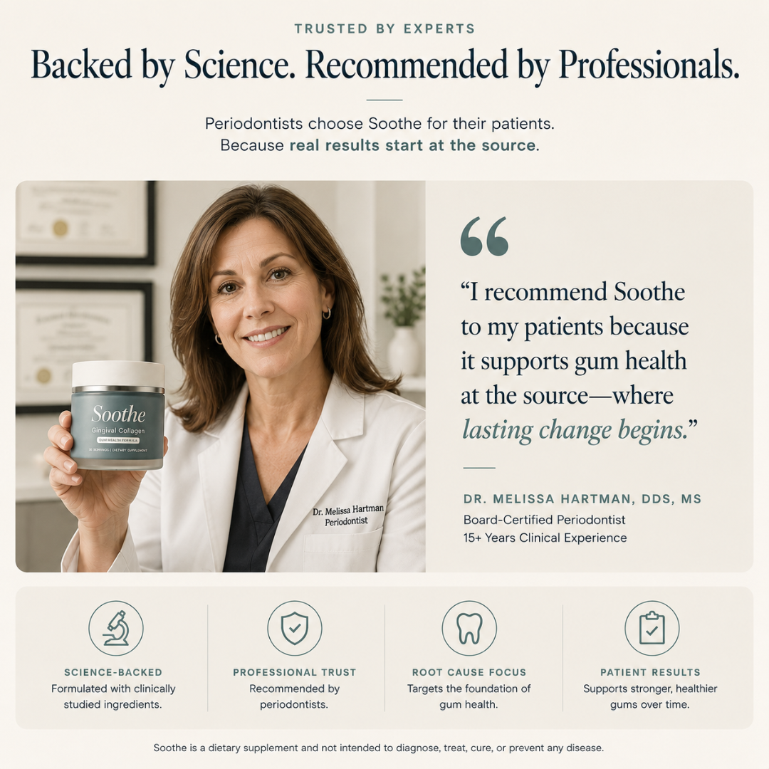 Soothe Gingival Maritime Collagen - Receding Gums & Tissue Regeneration